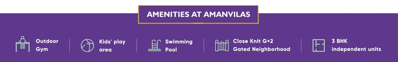 Amenities at Amanvilas