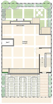 Terrace - Saleable Area 1310 SQ. FT. - 3BR+2T